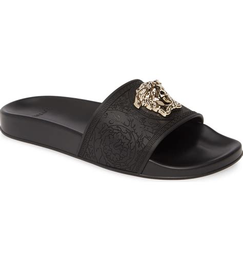 palazzo medusa slide sandal versace|Versace ladies slides.